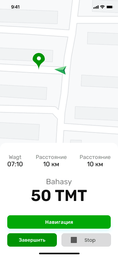 Onlaýn taksi (driver) screenshot 3
